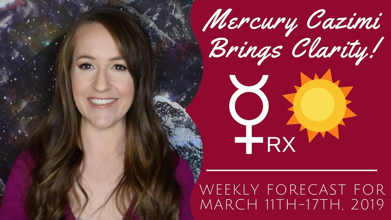 Mercury Retrograde CAZIMI Brings RARE MOMENT OF CLARITY! Weekly