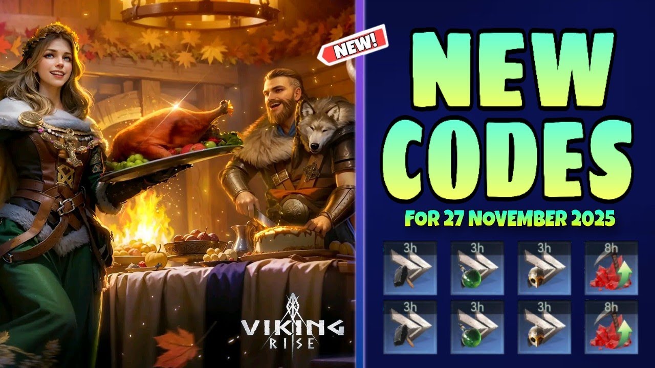 Новый код Viking Rise на 27 ноября 2025 г. || Коды погашения Viking Rise || Подарочные коды Vikin...