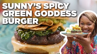 Sunny Anderson's Spicy Green Goddess Burger | The Kitchen | Food Network