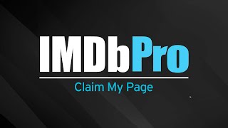 IMDbPro Tutorial | How to Claim Your Page on IMDbPro screenshot 2