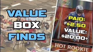 Solid Value Box Finds! | Troy Sports Card Show Vlog