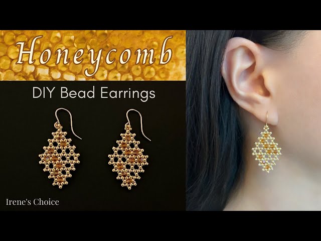 How To Make Beaded Earrings, Beaded Jumkies, Head pin earrings 