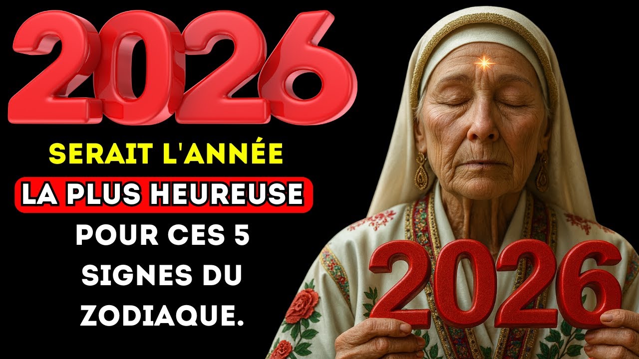 Baba Vanga a prédit que 2026 serait l'année la plus heureuse pour ces 5 signes du zodiaque.