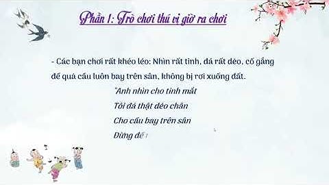 Tập đọc lớp 3 tuần 28 CÙNG VUI CHƠI