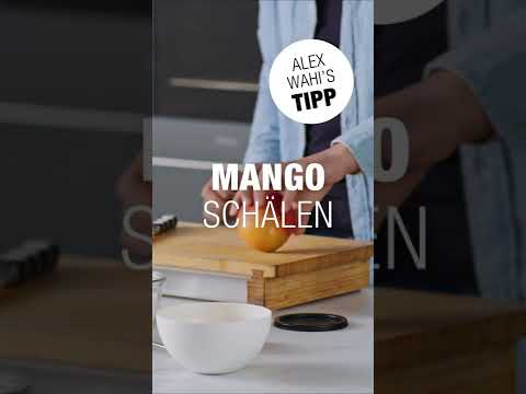 Mango schälen wie