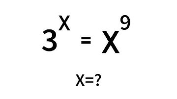 Exponential Math olympiad question Solution | Find the value of X?