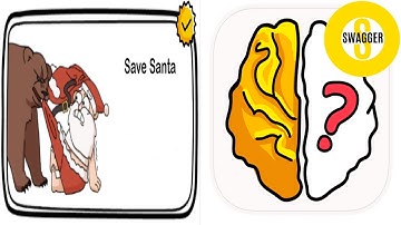 Brain Out Save Santa Level 1-10  Walkthrough Solution (iOS - Android)