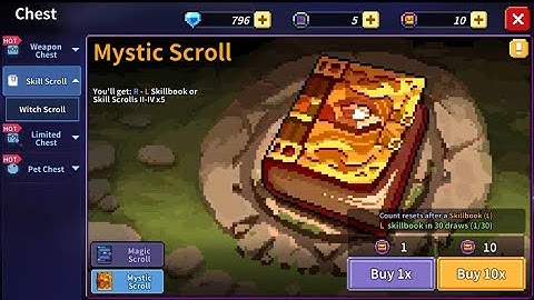 My Heroes: Dungeon Raid Gacha Scroll Skill