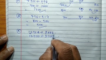 Exercise 1.3  - Q 1 |. Estimate each of the following by general rules