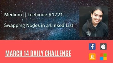 Leetcode 1721. Swapping Nodes in a Linked List #swapping nodes #linked list # leetcode #1721