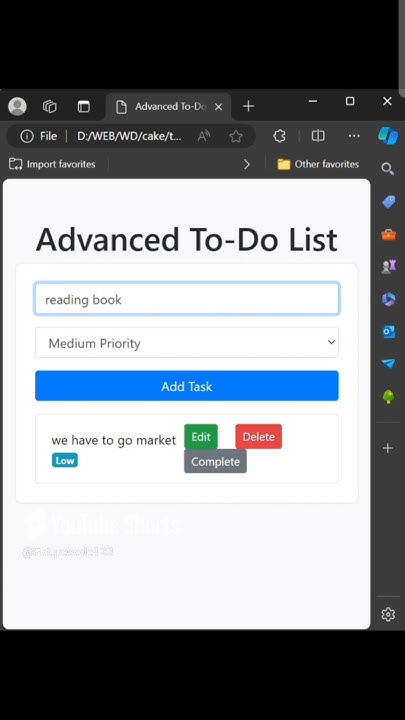 Build an interactive to do list using HTML CSS bootstrap and JavaScript ...