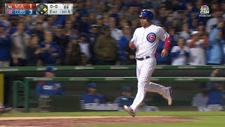 MIA@CHC: Heyward lines an RBI double to right