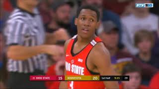 (NCAAM) #22 Ohio State Buckeyes at Minnesota Golden Gophers in 40 Minutes (1/20/18)