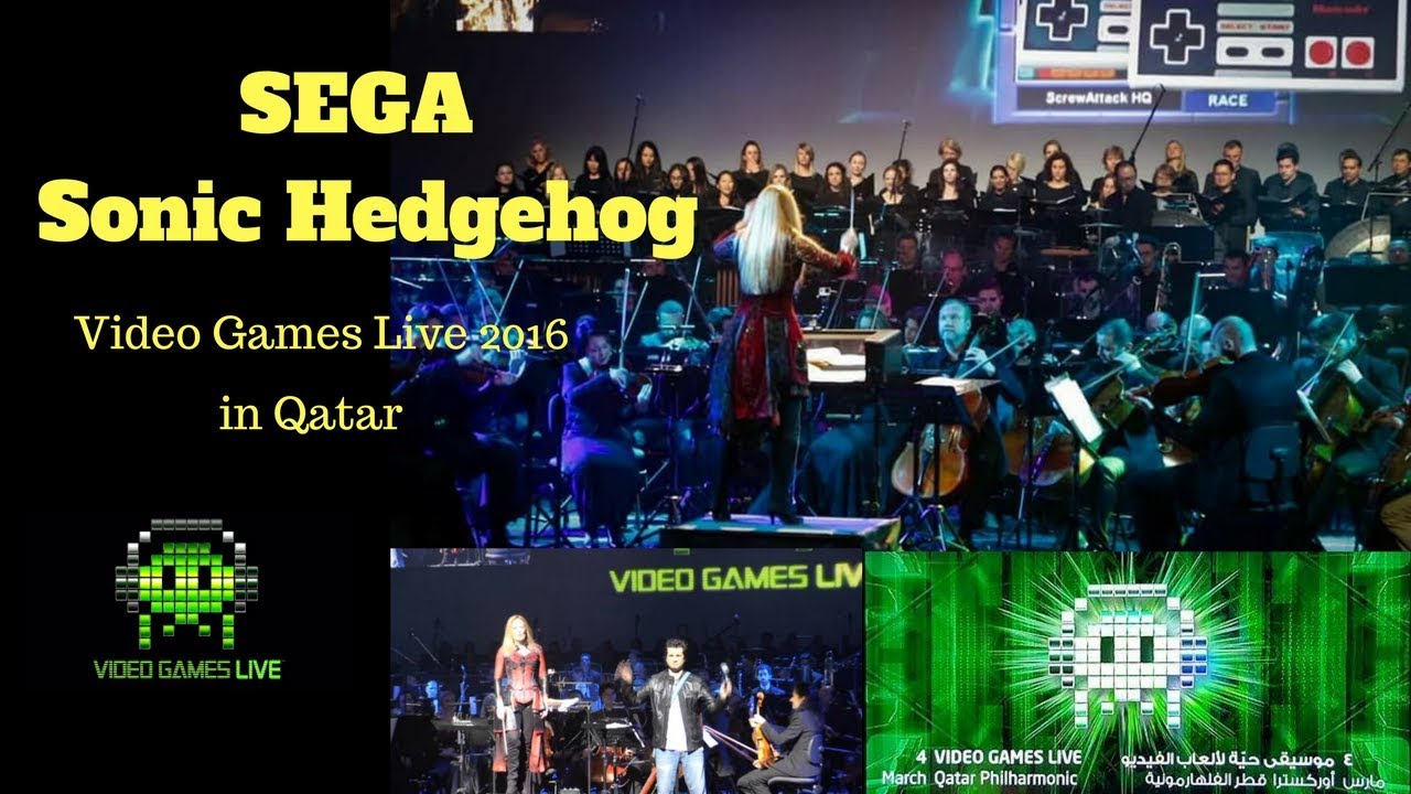 SEGA Sonic Hedgehog - Video Games Live Qatar 2016