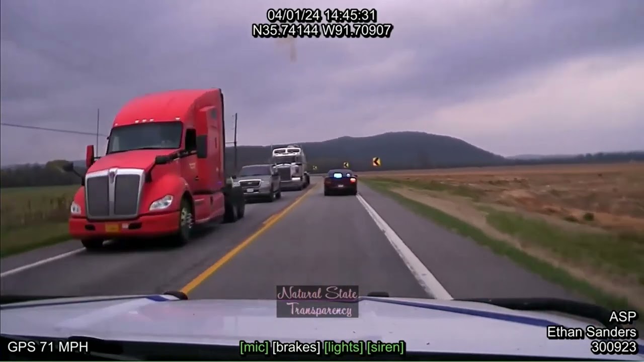 Motorcycle Pursuit in Independence & Cleburne County by Arkansas State Police