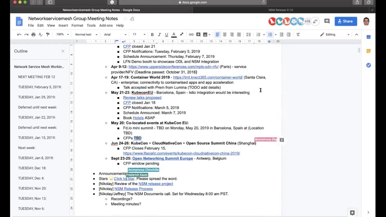 Network Service Mesh WG Meeting - 2019-02-12 kube context