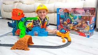 Паровозик Томас и его друзья - Даник и игровой набор Thomas & Friends ОБВАЛ В ПЕЩЕРЕ!