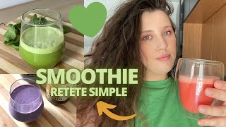 4 retete sanatoase de smoothie | Idei de mic dejun & gustare