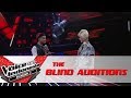 Chiko back at one  the blind auditions  the voice kids indonesia season 2 gtv 2017