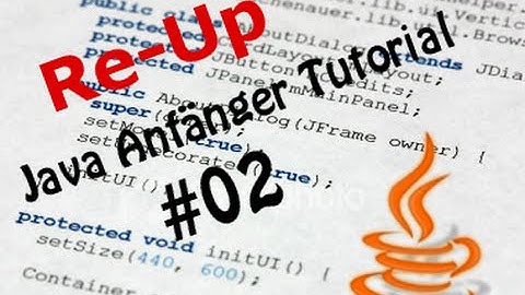Java Tutorial für Anfänger #2 (Programmieren für Anfänger) [HD+] Deutsch