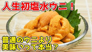 🔴 華金LIVE　人生初！塩水ウニを食べてみる！！！