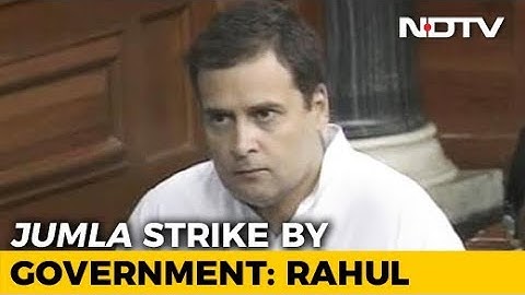 Watch Rahul Gandhi's Speech During No-Trust Debate In Parliament
