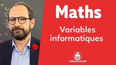 Computer variables - Second-year math - The Good Teachers