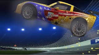 Cars 22 - Jeff Gorvette's Crash Scene
