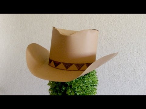 Video: Cómo Hacer Un Sombrero De Vaquero