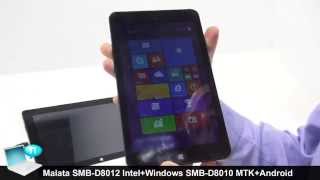 Malata 8inch tablet SMB-D8012 Intel+Windows SMB-D8010 MTK+Android