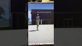 This isn’t a game… it’s an Unreal Engine digital twin campus for architecture 🤯🤖 #vr architecture