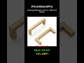 Heritage Designs 3-3/4 in. (96 mm) Center-to-Center Brushed Brass Cabinet Bar Pull (10-Pack ) | BIG