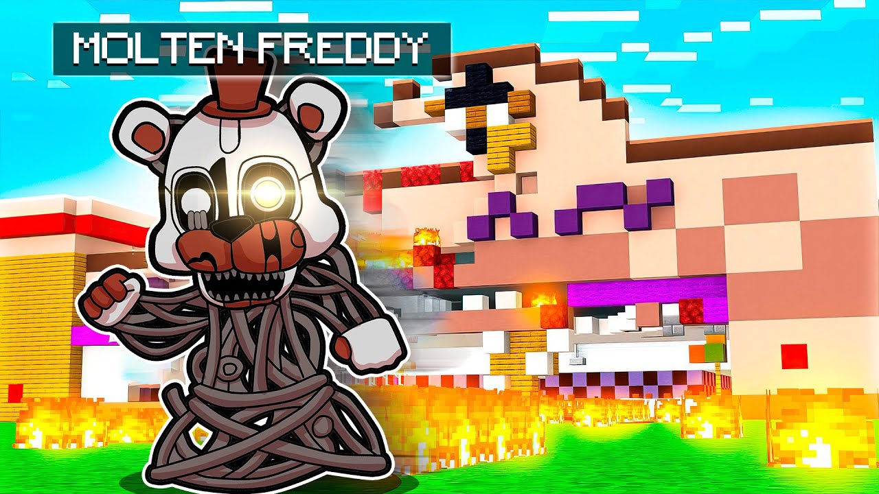 Molten Freddy  FNaF 6 Minecraft Skin