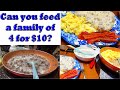 Can You Feed Your Family of 4 for $10?  Collab With YouTube Videos Will Show You That You Can!
