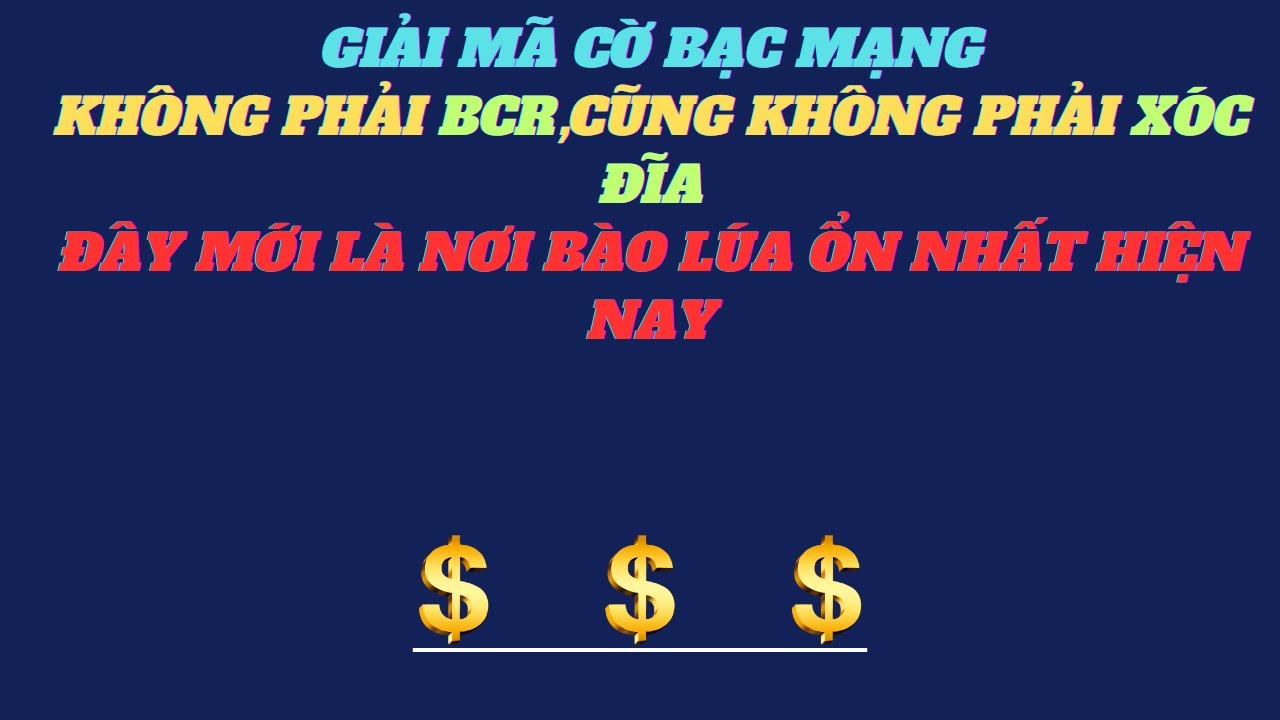 sòng bạc marina bay sands Giải mã cờ bạc mạng | KÈO HỖ TRỢ VỀ BỜ THÀNH CÔNG | Hải Dương Tài Xỉu