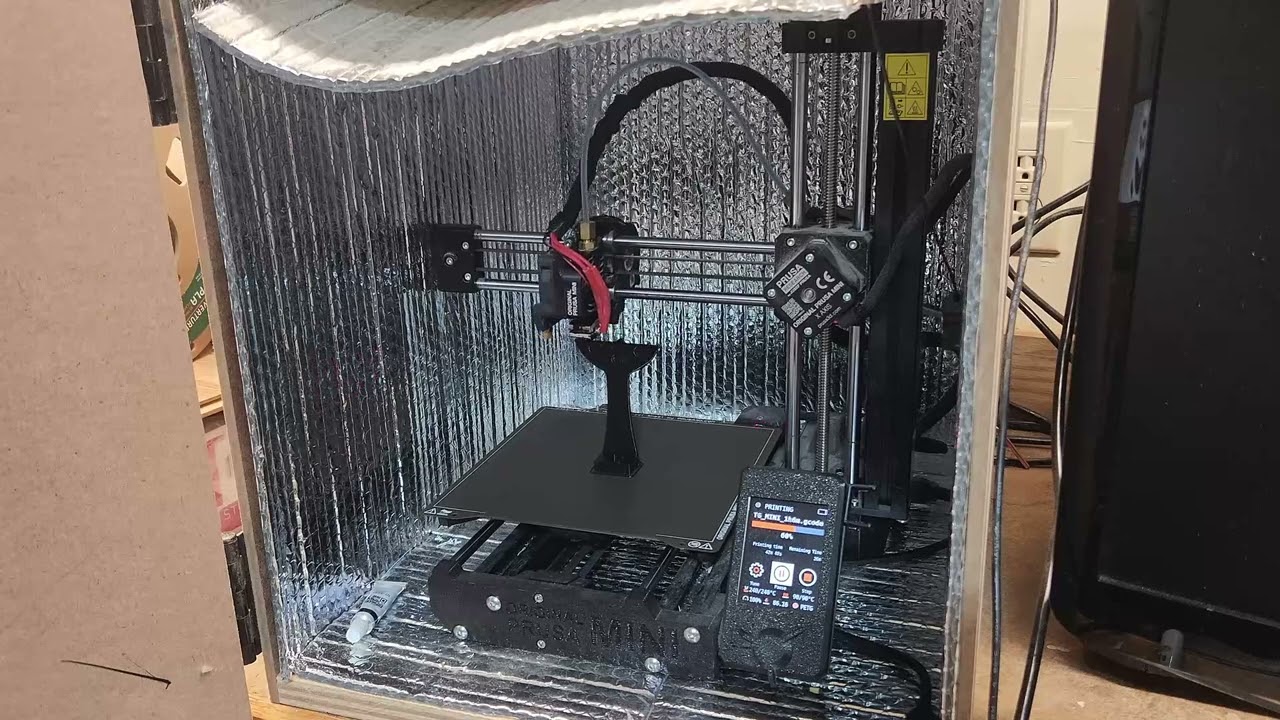 A magnetic mount to attach a phone to a tripod.