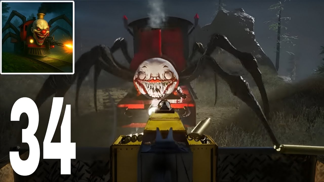 Scary Spider Train - Gameplay Walkthrough Part 34 | Terrifying Monster Train (Android/iOS)