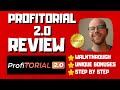 Profitorial 2 0 Review - 🚫WAIT🚫DON'T BUY WITHOUT WATCHING THIS DEMO FIRST🔥