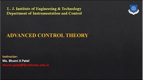 SESSION 22_ADVANCED CONTROL THEORY_26 MAR