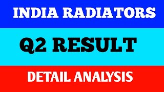India Radiator Share Latest Newsindia Radiator Share Today Newsindia Radiator Q2 Result