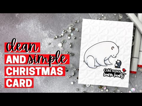 Clean and Simple Christmas Card - Honey Bee Stamps