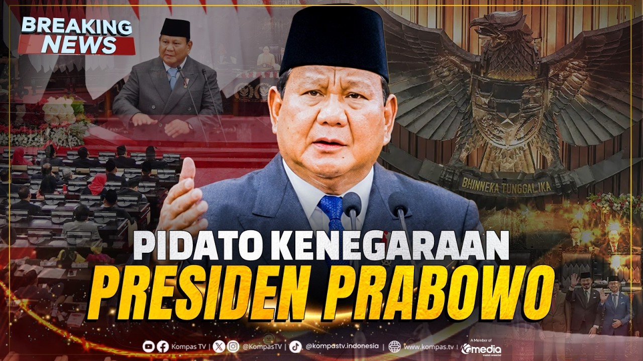 🔴BREAKING NEWS - Pidato Kenegaraan Presiden Prabowo di Sidang Tahunan MPR 2026