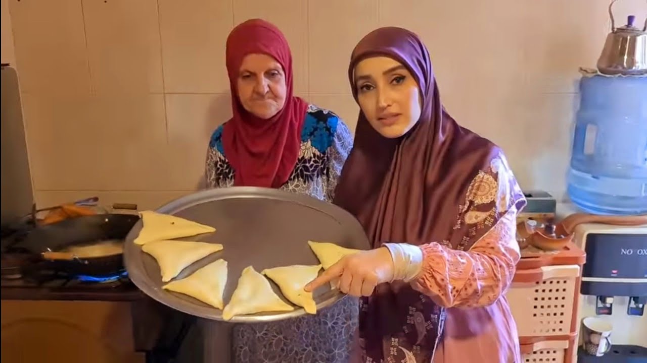 زوجي تلميذ أمه🙃فطائر بالسبانغ و البقلة من حماتي😋