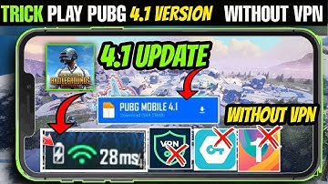 No Vpn | How To Play Pubg Mobile 4.1 Without Vpn from India | PUBGM Without Vpn 4.1 Version Apk