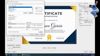 High Quality and Borderless Printing Certificate