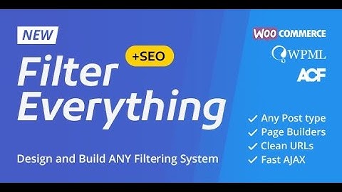 [БЕСПЛАТНО] Filter Everything v1.6.5 — профессиональный плагин фильтра для WordPress