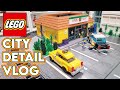 LEGO City Update! Detailing the Downtown Core VLOG