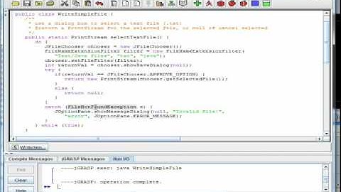Java #11 - Writing a Text File