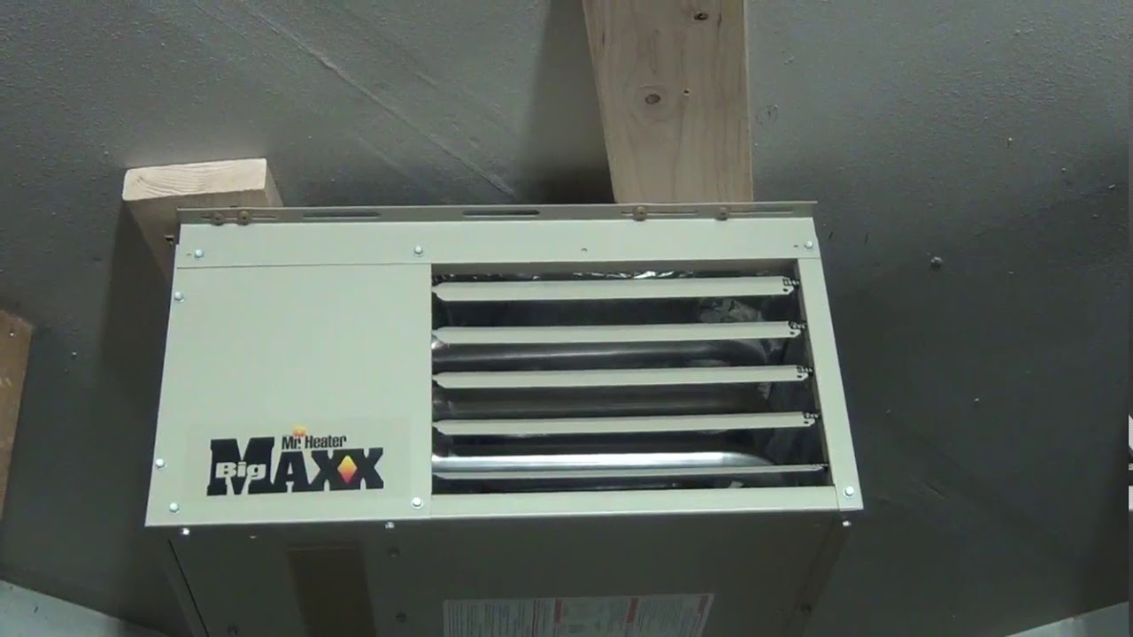 Mr Heater Garage Heater - YouTube