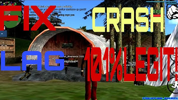 FIX CRASH AND LAG 101%LEGIT
